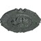 Ekena Millwork Southampton Ceiling Medallion, Hand-Painted Athenian Green Crackle, 16 1/2"OD x 2 3/8"P CM16SOAGC - alternate 3
